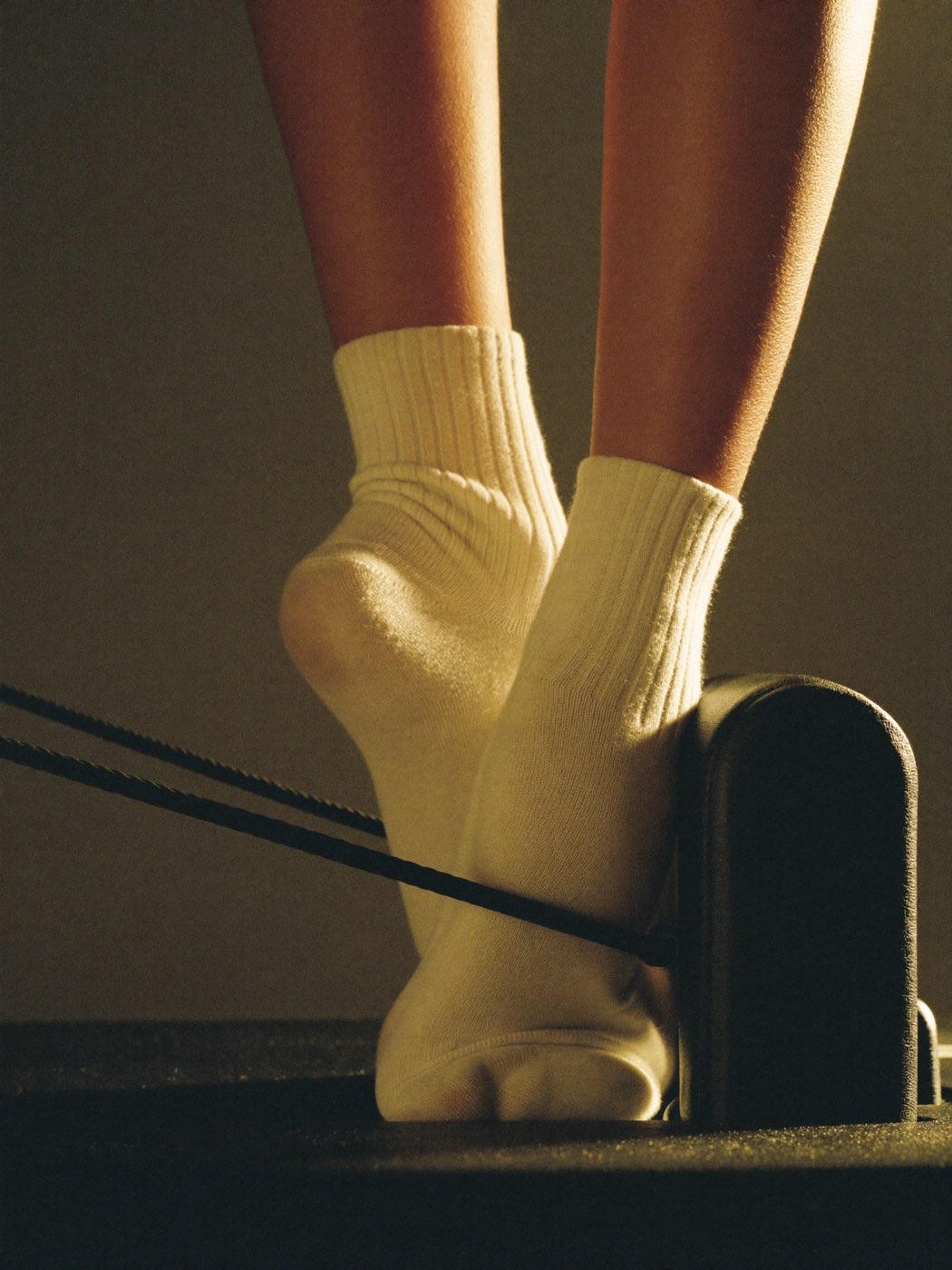 Grip socks pressed into the Megaformer carriage