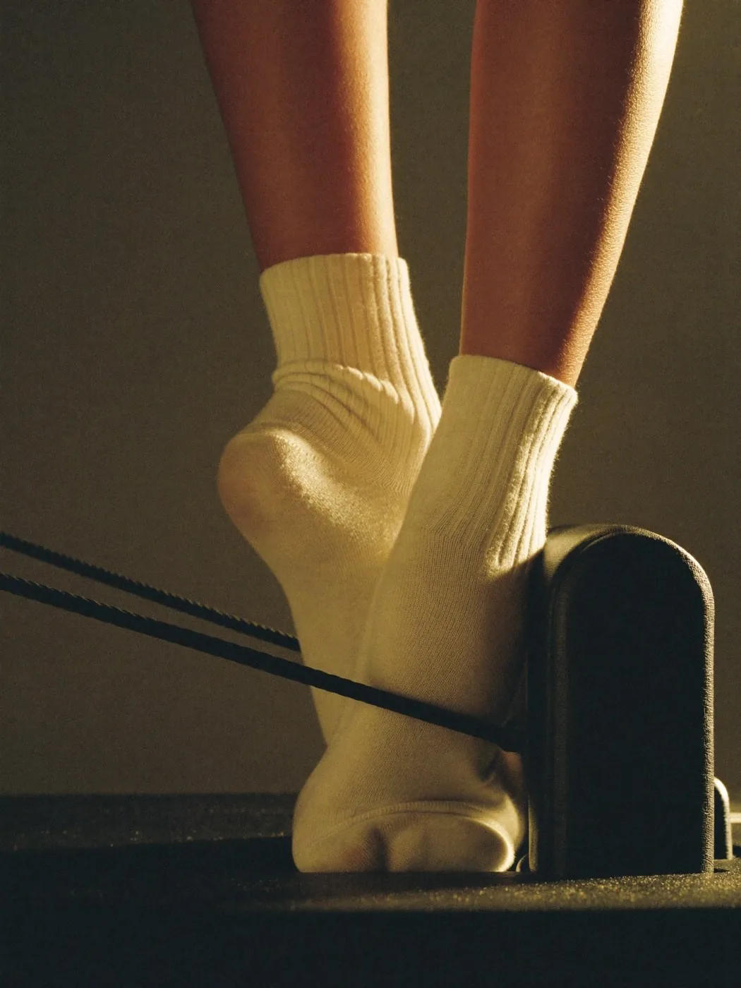 Grip socks pressed into the Megaformer carriage