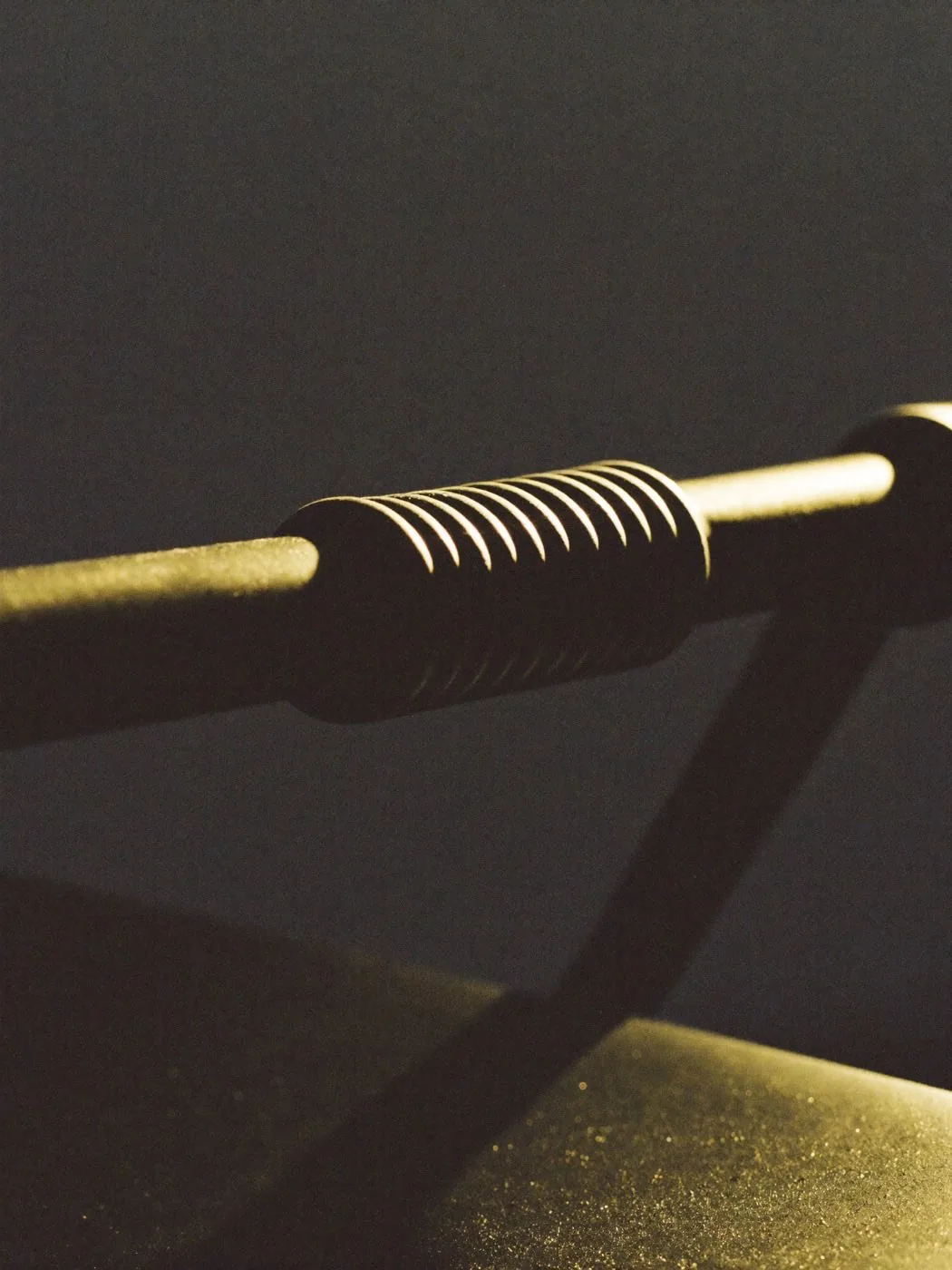 Megaformer handle in golden light